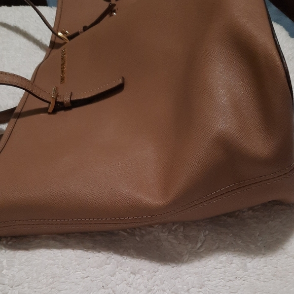 Michael Kors Brown Leather Tote - Picture 15 of 15